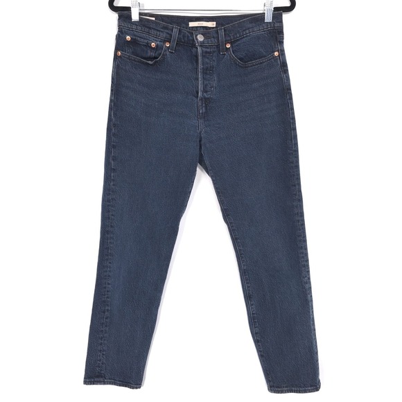 LEVI'S PREMIUM Women's Jeans 28 WEDGIE Button Fly Vintage Style Straight - Picture 1 of 14